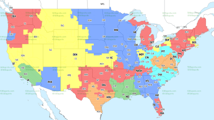 NFL Coverage Map Week 1: TV Schedule for FOX, CBS Broadcasts