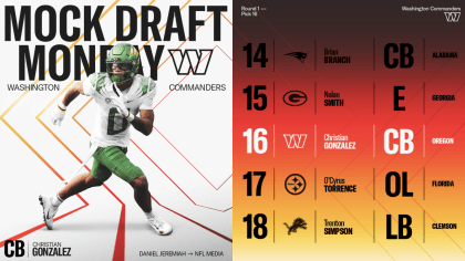 2022 NFL Mock Draft: Washington Commanders get their quarterback of the  future, Eagles get a steal at 15 