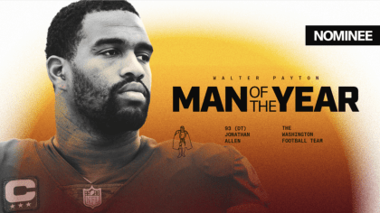 Jonathan Allen named Washington's 2021 nominee for Walter Payton Man of the  Year Award, presented by Nationwide