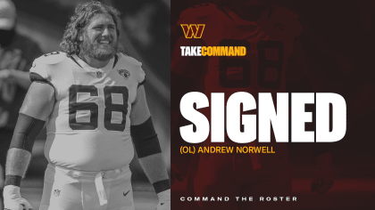 Andrew Norwell, free-agent guard, signs with Washington Commanders