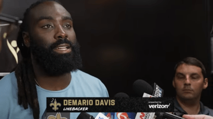 Saints' Demario Davis addressed his contract status at minicamp