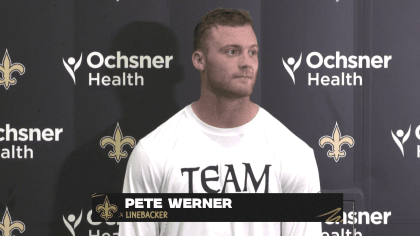 New Orleans Saints on X: Holding down the middle. Pete Werner