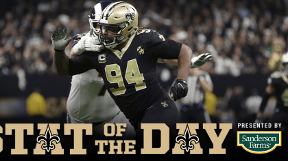 New Orleans Saints defensive end Cameron Jordan (94) warms up