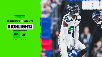 2023 Week 4 Seahawks at Giants Game Highlights