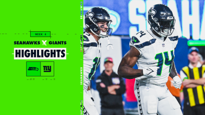 2023 Week 4 Seahawks at Giants Mario Edwards Jr. Strip-Sacks Daniel Jones,  Jordyn Brooks Recovers Highlight