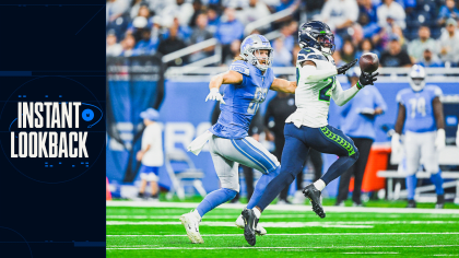 Seattle Seahawks cornerback Tariq Woolen begins the second half with 40-yard  pick-six TD vs. Detroit Lions quarterback Jared Goff