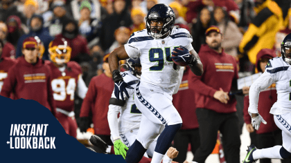 Seattle Seahawks defensive end Rasheem Green (94) runs during an