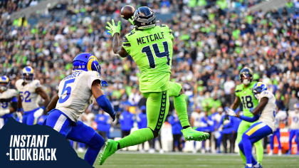 Seahawks WR DK Metcalf leads league in receiving yards at 1039