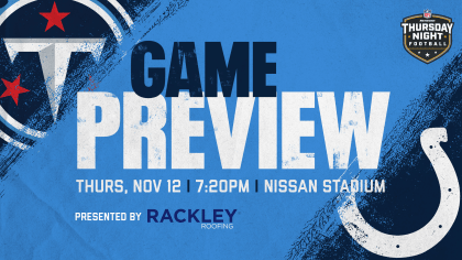 Game Preview: Titans Return from Bye, Host Colts at Nissan Stadium