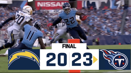 The Chargers lost to the Tennessee Titans, 23-20, in their Week 7