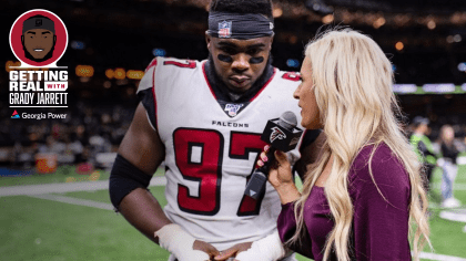 Grady Jarrett of the Falcons surprises former teacher