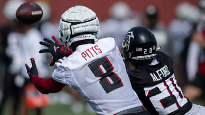 Falcons' Kyle Pitts breezed through first minicamp practice