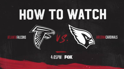 How to watch Falcons vs. Cardinals: Time, TV, live stream, radio, weather
