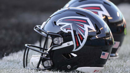 Early 2000's Ed Jasper Game Worn Atlanta Falcons Helmet. , Lot #43175