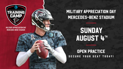 Atlanta Falcons host military appreciation day at training camp, Article