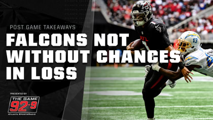 5 takeaways from Falcons' loss to Chargers