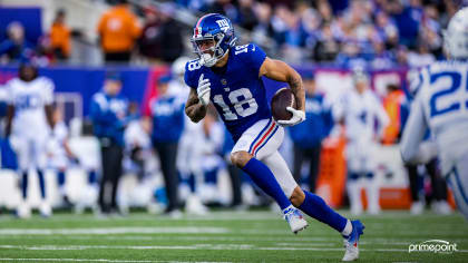 How did Isaiah Hodgins come to star for Giants in win over Vikings?