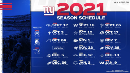 ny giants tv schedule today