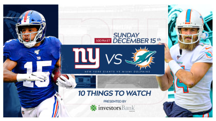 New York Giants vs Miami Dolphins: times, how to watch on TV