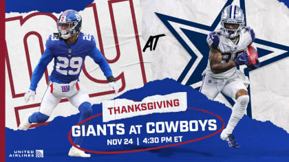 2022 Schedule Release: Cowboys to host Giants on Thanksgiving Day