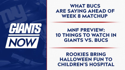 Monday Night Football' preview: What to watch for in Giants-Buccaneers