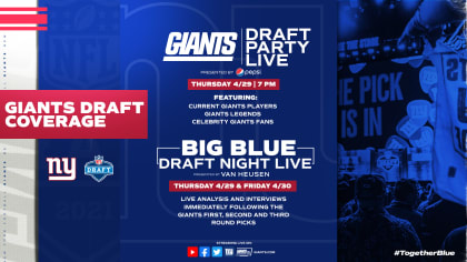 New York Giants 1st Round Draft Live Stream 