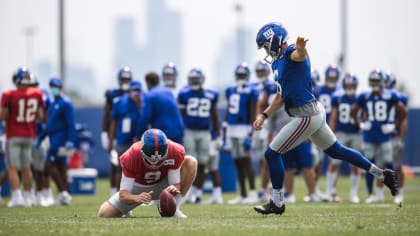 With kicker Graham Gano sidelined, punter and safety combine to get the job  done for Giants - Newsday