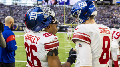 Giants GM Joe Schoen optimistic about Daniel Jones, Saquon Barkley