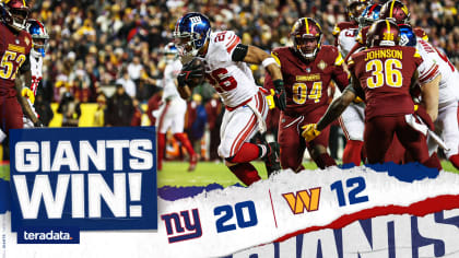 Review: New York Giants at Washington Redskins, December 1, 2013 