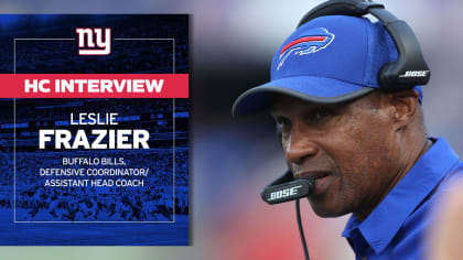 Giants interview Bills DC Leslie Frazier for head coach