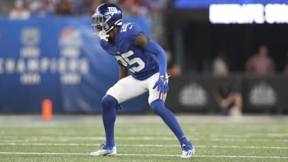 Rodarius Williams of the New York Giants during training camp at