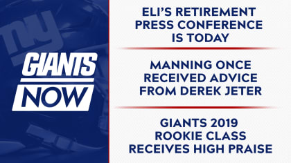 Eli Manning Retirement Press Conference