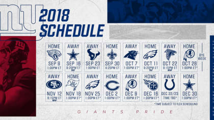 Indianapolis Colts 2018 NFL regular season schedule announced