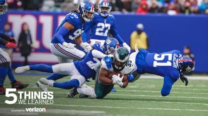 Eagles Can't Make Up Ground in NFC East with Loss at NY Giants