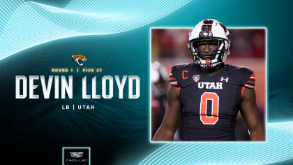 Jacksonville Jaguars #33 Devin Lloyd White Game 2022 NFL Draft