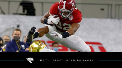 Najee Harris ranks at No. 3 for running backs in 2021 NFL Draft