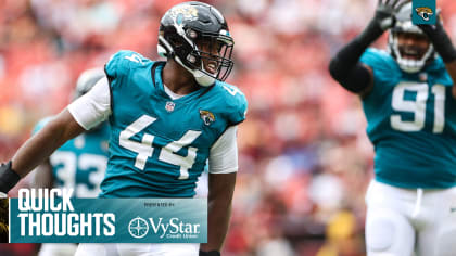 What the numbers say about the Jaguars' Week 1 loss to the Commanders