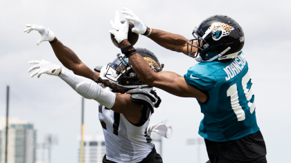 Nathan Cottrell of the Jacksonville Jaguars is tackled for a loss