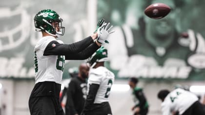 Jeremy Ruckert trying to play catch-up in first Jets training camp