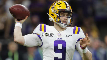 Joe Burrow is lone 1st-round QB starting with Herbert, Tagovailoa out