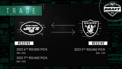 Jets Trade Pick No. 170 to Las Vegas, Get Back Raiders' 6th- and