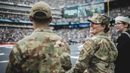 BEST NFL New York Jets Salute To Service - Honor Veterans And