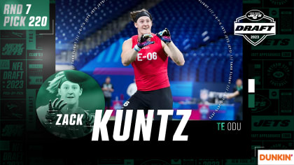 Old Dominion TE Zack Kuntz selected 220th overall by New York Jets