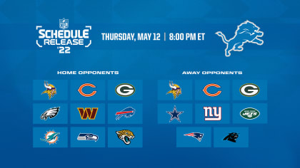 Detroit Lions Schedule - Radio Affiliates