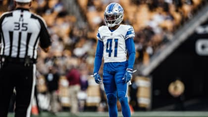 Detroit Lions cornerback AJ Parker (41) defends during a preseason