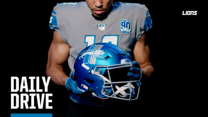 Aidan Hutchinson Models New Detroit Lions Helmet - BVM Sports