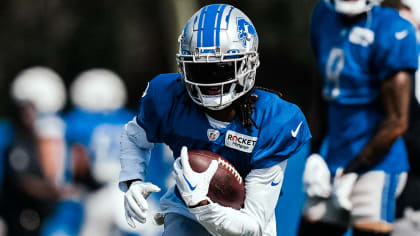 Detroit Lions WR Jameson Williams happy to be back on the practice field