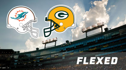 Packers-Dolphins game in Week 10 flexed to 3:25 p.m. CT kickoff