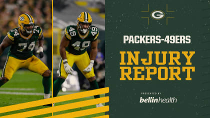 Packers-49ers Injury Report