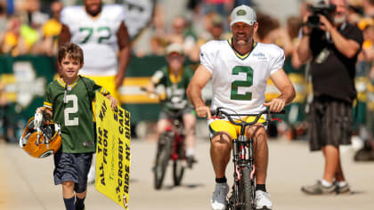 This summer gave Mason Crosby two more reasons to ride